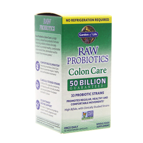 RAW PROBIOTICS COLON CARE SS30