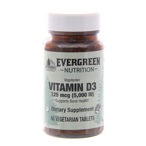 Vitamin D3, 5,000 IU (125 mcg)