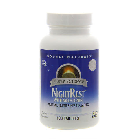 SN NIGHTREST W/MELATONIN 100 T