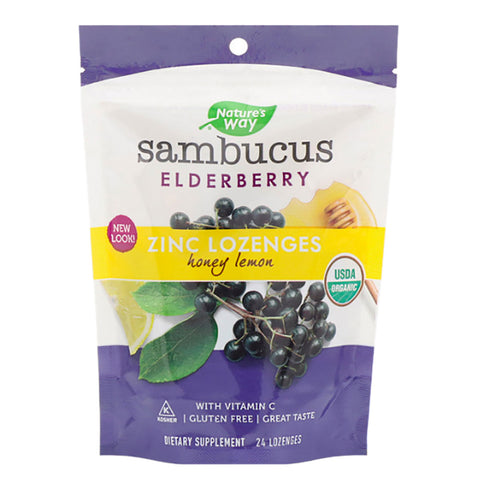 NW SAMBUCUS ORG+ZINC+C 24LOZ