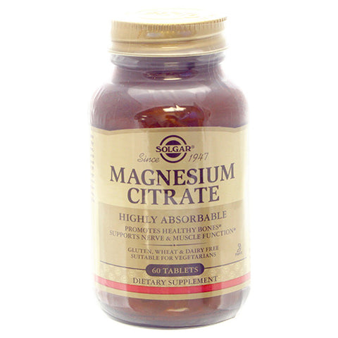 MAGNESIUM CITRATE 60 TABLETS