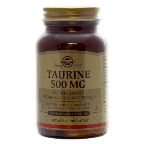 TAURINE 500 MG VEGICAPS 100