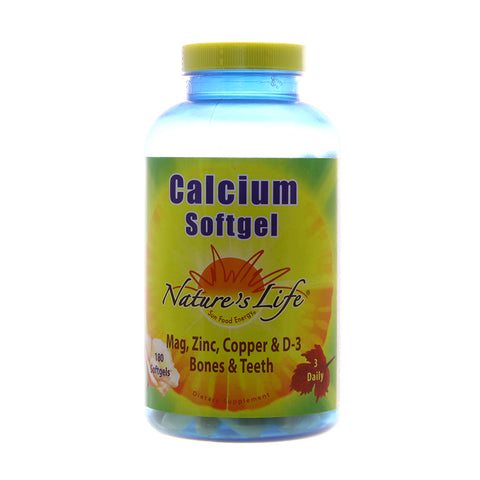 NL CALCIUM SOFTGEL 180 SG