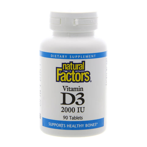 VITAMIN D3 2000 IU 90 TABS