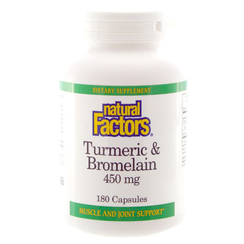 TURMERIC & BROMELAIN 180