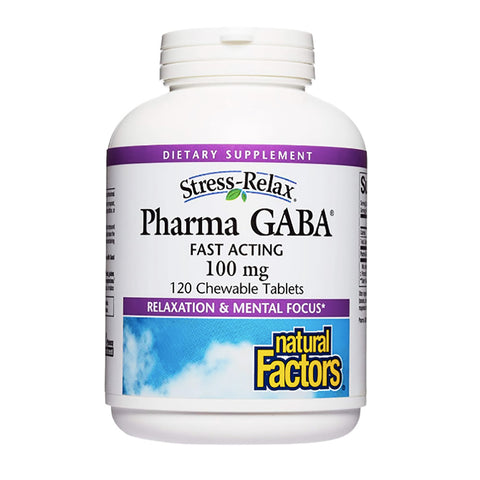 S/R PHARMA GABA 100 MG 120CHEW