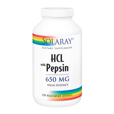 S HI-PO HCL+PEPSIN 650MG 250C