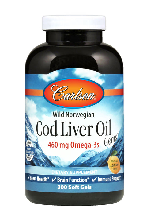 COD LIV OIL LIGHTLY LEMON 300S