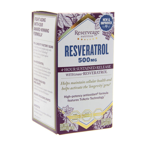 RO RESVERATROL 500 MG SR 60