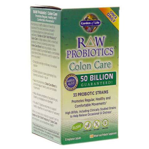 RAW PROBIOTICS COLON CARE 30