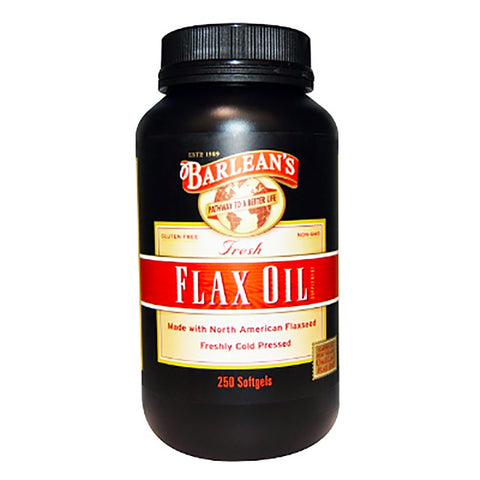 BARLEANS FLAX OIL CAPS 250
