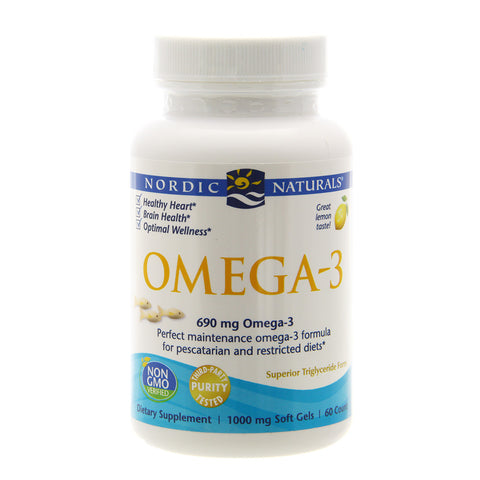 OMEGA-3 FISH GELS 60