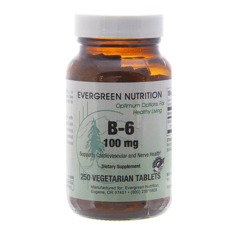 B-6 100 MG 250 VEG TABS