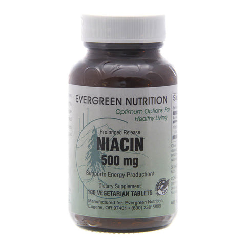 NIACIN 500 MG TABS PR 100 VT
