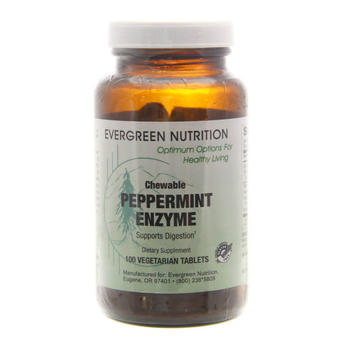 CHEWABLE PEPPERMINT ENZYME 100
