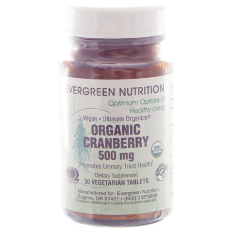 ORGANIC CRANBERRY 500 MG 30 T