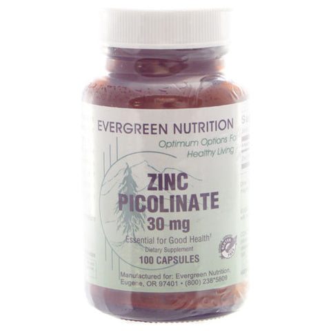 ZINC (PICOLINATE) 30 MG 100 C