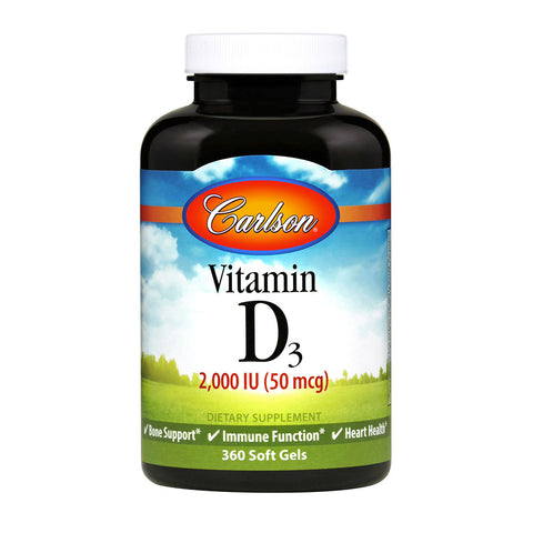 Vitamin D3, 2,000 IU