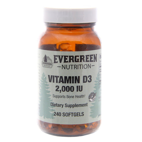 Vitamin D3, 2,000 IU (50 mcg)